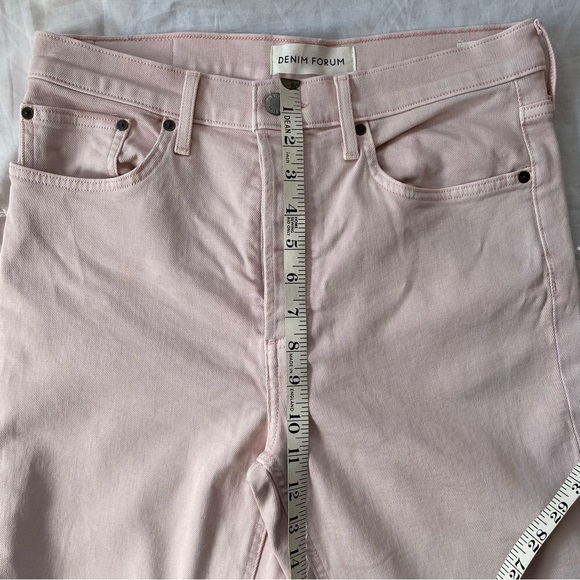 Denim Forum | Yoko High Rise Slim jeans in pink, 29 - Picture 10 of 14
